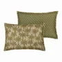 Garden textiles - Double sided cushion Laura Olive & Spice x Janis Moss & Olive - PALAIS SUSTAINABLE LUXURY