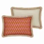 Garden textiles - Cushion Rosita Orange & Pink - PALAIS SUSTAINABLE LUXURY