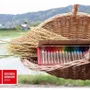 Children's arts and crafts - kitpas Rice Bran Wax Art Crayons medium 24 colors - KITPAS