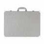 Apparel - Backgammon Set Grey - Ostrich Vegan Leather - Large - VIDO LUXURY BOARD GAMES
