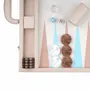 Petite maroquinerie - Backgammon Beige - Cuir lézard végane - Grand - Jeux - VIDO LUXURY BOARD GAMES