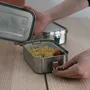 Food storage - Stainless Steel Lunch Box with heat safe insert - Terracotta - EKOBO