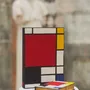 Decorative objects - Grand Book Clutch, Composition, Mondrian - OLYMPIA LE-TAN