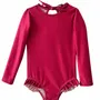 Mode enfantine - Maillot de Bain Fille Alba - Framboise irisé - LOUMIO