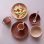 Children's mealtime - Suction Bowl Set - Blush / Terracotta - EKOBO