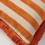 Coussins textile - Coussin Jackie Rouille & Sable - PALAIS SUSTAINABLE LUXURY