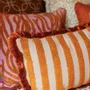 Coussins textile - Coussin Jackie Rouille & Sable - PALAIS SUSTAINABLE LUXURY