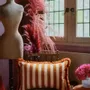 Coussins textile - Coussin Jackie Rouille & Sable - PALAIS SUSTAINABLE LUXURY