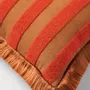 Coussins textile - Coussin Jackie Corail & Caramel - PALAIS SUSTAINABLE LUXURY