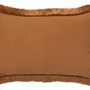 Coussins textile - Coussin Jackie Corail & Caramel - PALAIS SUSTAINABLE LUXURY