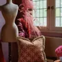 Fabric cushions - Cushion Harper Spice & Pink - PALAIS SUSTAINABLE LUXURY