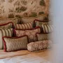 Garden textiles - Bolster Laura Rose & Ecru - PALAIS SUSTAINABLE LUXURY