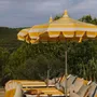 Garden textiles - Bolster Rosita Sand & Ecru - PALAIS SUSTAINABLE LUXURY