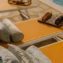 Garden textiles - Bolster Rosita Sand & Ecru - PALAIS SUSTAINABLE LUXURY