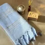 Bath towels - ORGANIC COTTON FOUTA - DOLCE - AZURINE Collection - KARAWAN AUTHENTIC