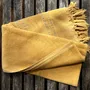 Bath towels - ORGANIC COTTON FOUTA - DOLCE COLLECTION - CITRINE COLOR - KARAWAN AUTHENTIC
