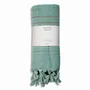 Serviettes de bain - FOUTA EN COTON BIOLOGIQUE - COLLECTION DOLCE - COULEUR JADE - KARAWAN AUTHENTIC