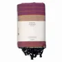 Bath towels - WOVEN ORGANIC COTTON TOWEL - EBENE - ARABESK color - KARAWAN AUTHENTIC