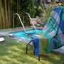 Serviettes de bain - FOUTA EN COTON BIOLOGIQUE - ÉBÈNE - couleur FOREST - KARAWAN AUTHENTIC