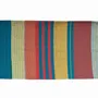 Serviettes de bain - FOUTA TISSÉE EN COTON BIOLOGIQUE - EBENE - couleur RED BLUE - KARAWAN AUTHENTIC