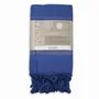 Bath towels - WOVEN ORGANIC COTTON FOUTA - GARDEN COLLECTION - BLUEBERRY COLOR - KARAWAN AUTHENTIC