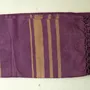Bath towels - WOVEN ORGANIC COTTON FOUTA - GARDEN COLLECTION - PURPLE COLOR - KARAWAN AUTHENTIC