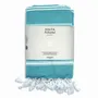 Bath towels - ORGANIC COTTON FOUTA - HAMMAM Collection - Color ATOLL BLUE - KARAWAN AUTHENTIC
