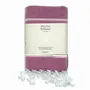 Serviettes de bain - FOUTA EN COTON BIOLOGIQUE - Collection HAMMAM - Couleur BORDEAUX - KARAWAN AUTHENTIC