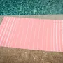 Bath towels - ORGANIC COTTON TOWEL - HAMMAM COLLECTION - WHITE & CORAL COLOR - KARAWAN AUTHENTIC
