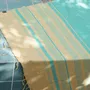 Serviettes de bain - FOUTA EN COTON BIOLOGIQUE - Collection SAND - Couleur AQUASKY - KARAWAN AUTHENTIC