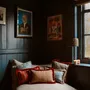 Blinds - Lampshade Giselle Caramel & Dusty Blue - PALAIS SUSTAINABLE LUXURY