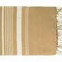 Serviettes de bain - FOUTA EN COTON BIOLOGIQUE - Collection SAND- Couleur SABLE & BLANC - KARAWAN AUTHENTIC