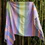 Serviettes de bain - FOUTA EN COTON BIOLOGIQUE - Collection SUD - Couleur PURPLE SUN - KARAWAN AUTHENTIC