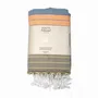 Serviettes de bain - FOUTA EN COTON BIOLOGIQUE - Collection SUD - Couleur PURPLE SUN - KARAWAN AUTHENTIC