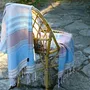 Bath towels - FOUTA WOVEN IN ORGANIC COTTON - SOUTH - COLOR WAVES - KARAWAN AUTHENTIC