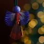 Christmas garlands and baubles - Festive ornaments - hand embroidered holiday decor - I WAS A SARI
