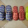 Shoes - Handcrafted quilted slippers - I WAS A SARI
