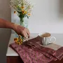 Dessous de plat - Des sets de table recyclés pour la décoration de la table à manger à l - I WAS A SARI