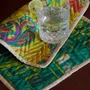 Dessous de plat - Des sets de table recyclés pour la décoration de la table à manger à l - I WAS A SARI