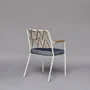 Desk chairs - Tiyana Comedor Tela Chair Blue - NA'LAGO