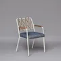 Desk chairs - Tiyana Comedor Tela Chair Blue - NA'LAGO