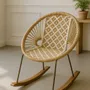 Chambres d'hôtels - Rocking Chair Tulipan Beige - NA'LAGO