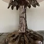 Autres tables - Petite table Pistil en céramique - ROSE ET VIOLETTE