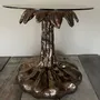 Autres tables - Petite table Pistil en céramique - ROSE ET VIOLETTE