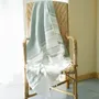 Bath towels - ORGANIC COTTON TOWEL - WHITE SAND Collection - Color BLANC & MIRAGE - KARAWAN AUTHENTIC