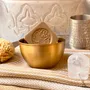Decorative objects - MOON” GOLDEN SMOOTH BRASS BOWL - KARAWAN AUTHENTIC