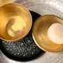 Decorative objects - MOON” GOLDEN SMOOTH BRASS BOWL - KARAWAN AUTHENTIC
