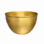 Decorative objects - MOON” GOLDEN SMOOTH BRASS BOWL - KARAWAN AUTHENTIC