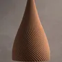 Suspensions - Lampe suspendue 'DUNE' - lampe suspendue imprimée en 3D en céramique - KERAMIK