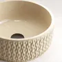 Spa - Lavabo 'BEEHIVE' - Évier imprimé en céramique 3D - KERAMIK